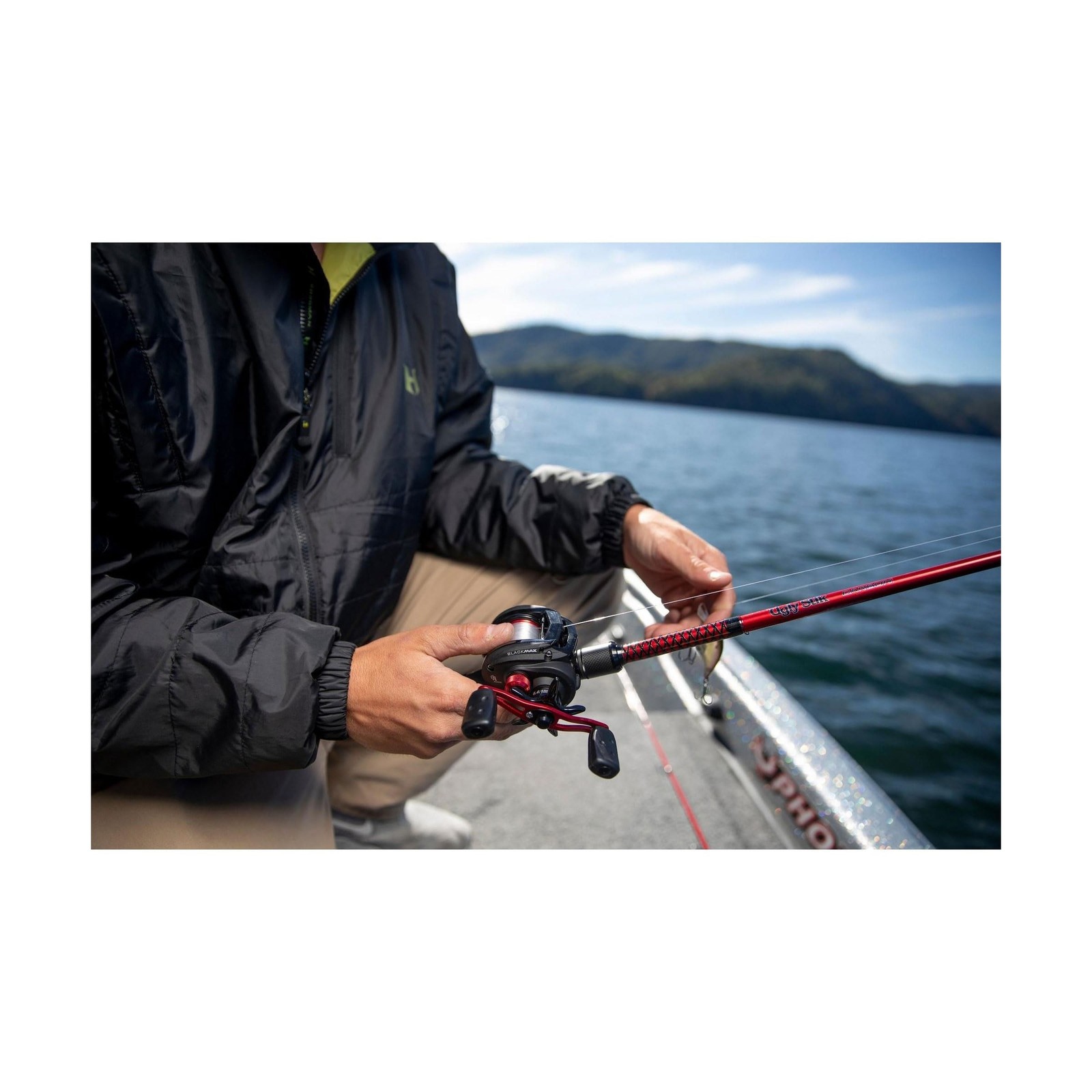 Ugly Stik Carbon Low Profile Baitcast Reel and Fishing Rod Combo