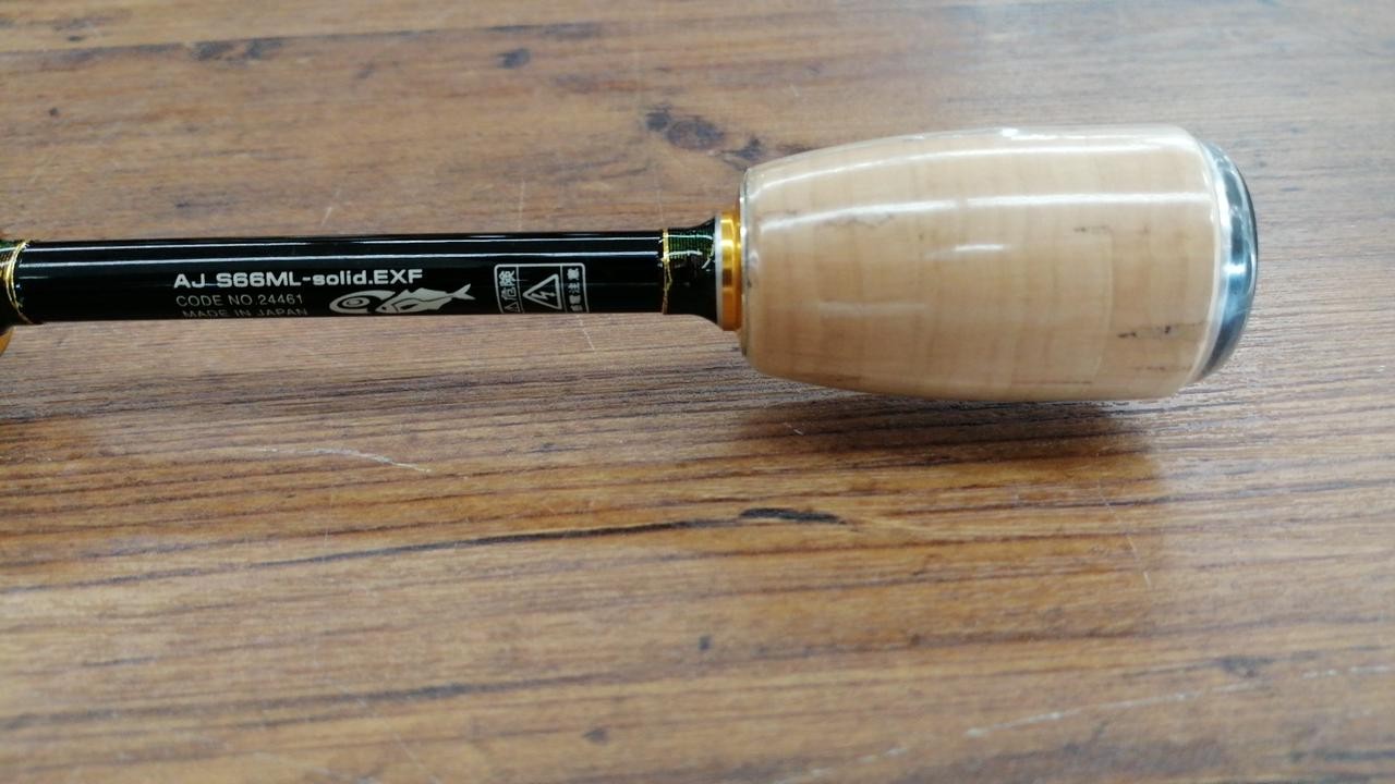 LUXXE Ajing S66ML-SOLID.EXF Jigging Rod 198cm (78in), 2-4lb, 0.4-4g