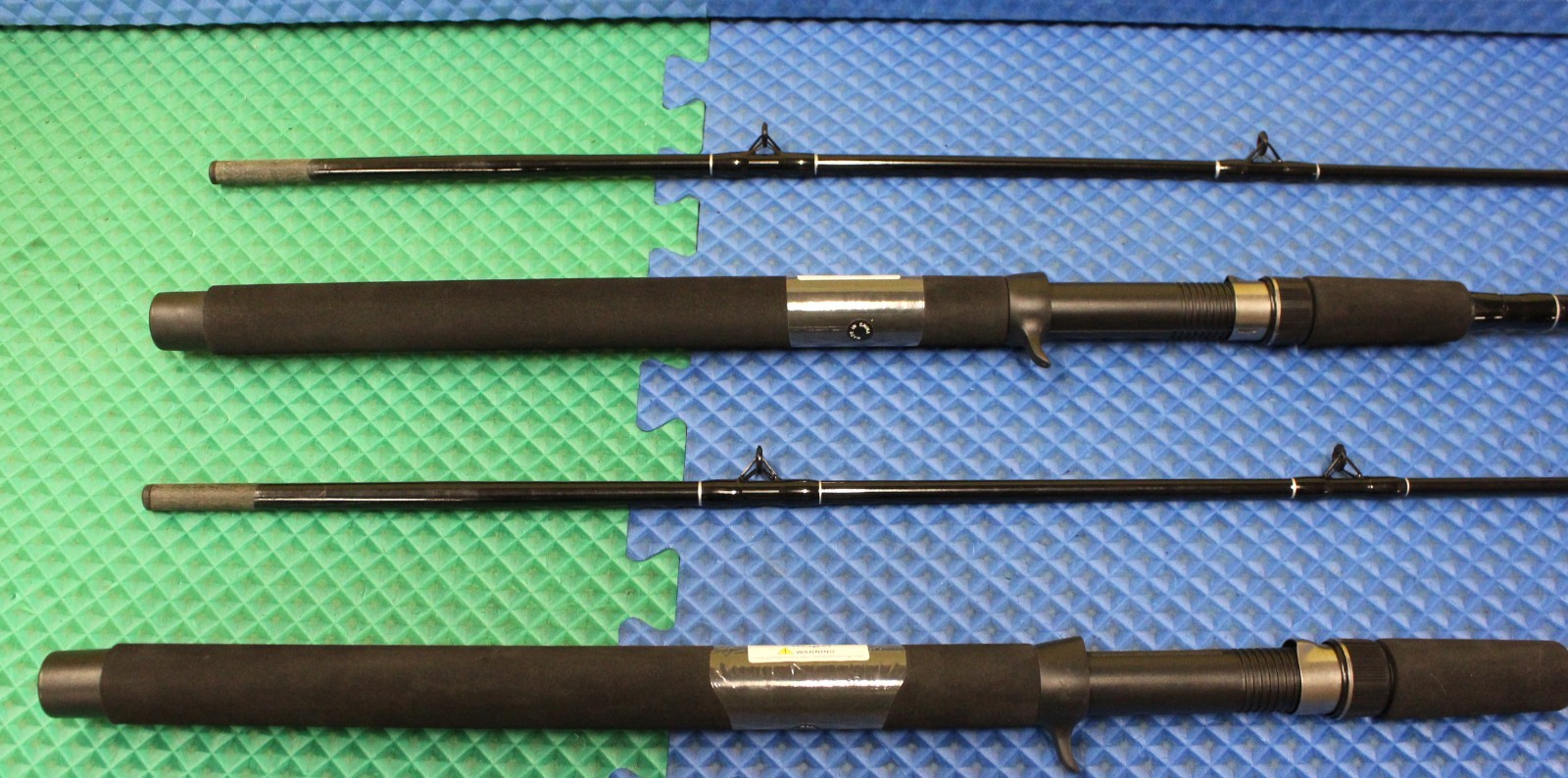 Okuma Black Classic Pro Conventional Trolling Rod Med 7′ 6″ 2Pc CPC-762-CT 2-PK