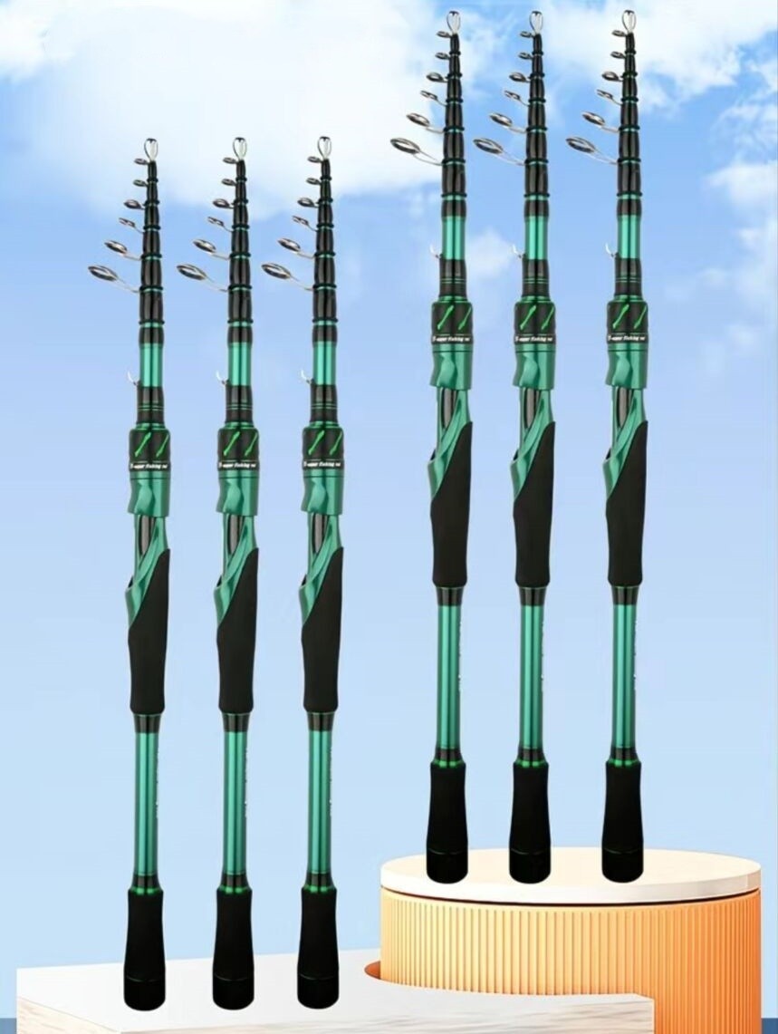 Telescopic Fishing Rod Carbon Fiber Spinning/casting Rod Fast Action Sensitivity