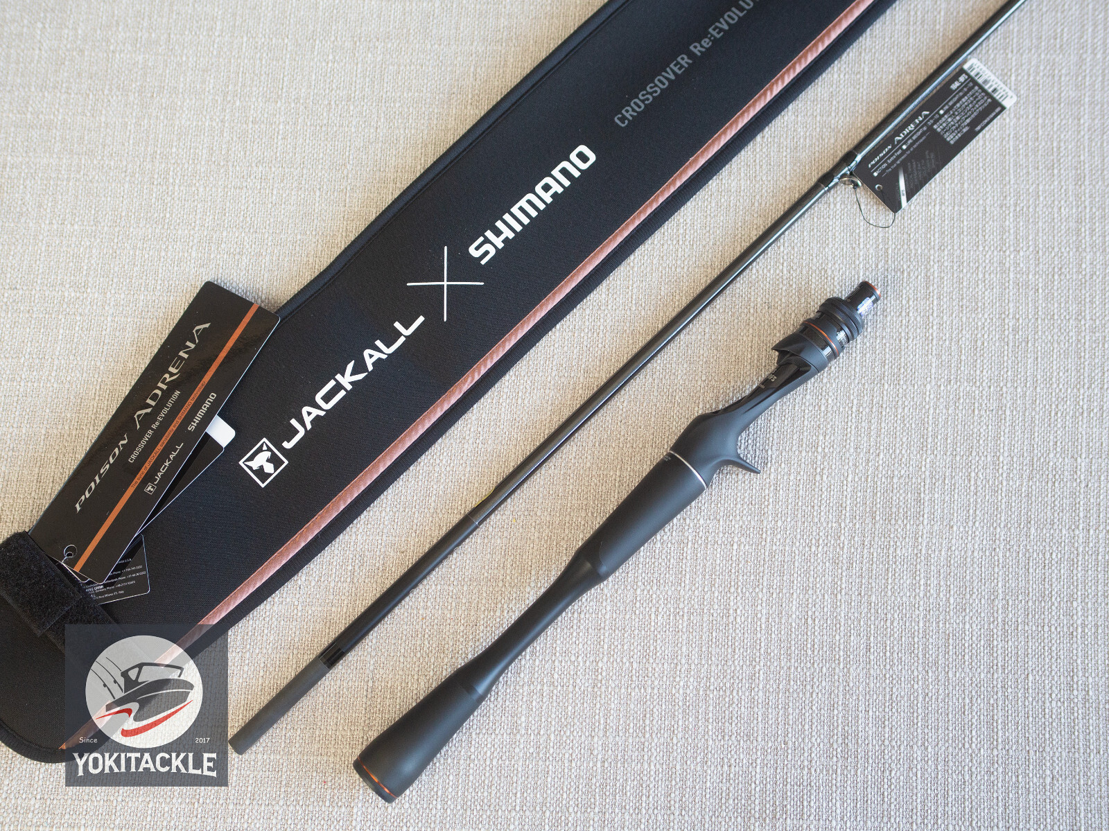 Shimano JACKALL 24 Poison Adrena 164L-BFS Baitcasting rod Shipping from JAPAN
