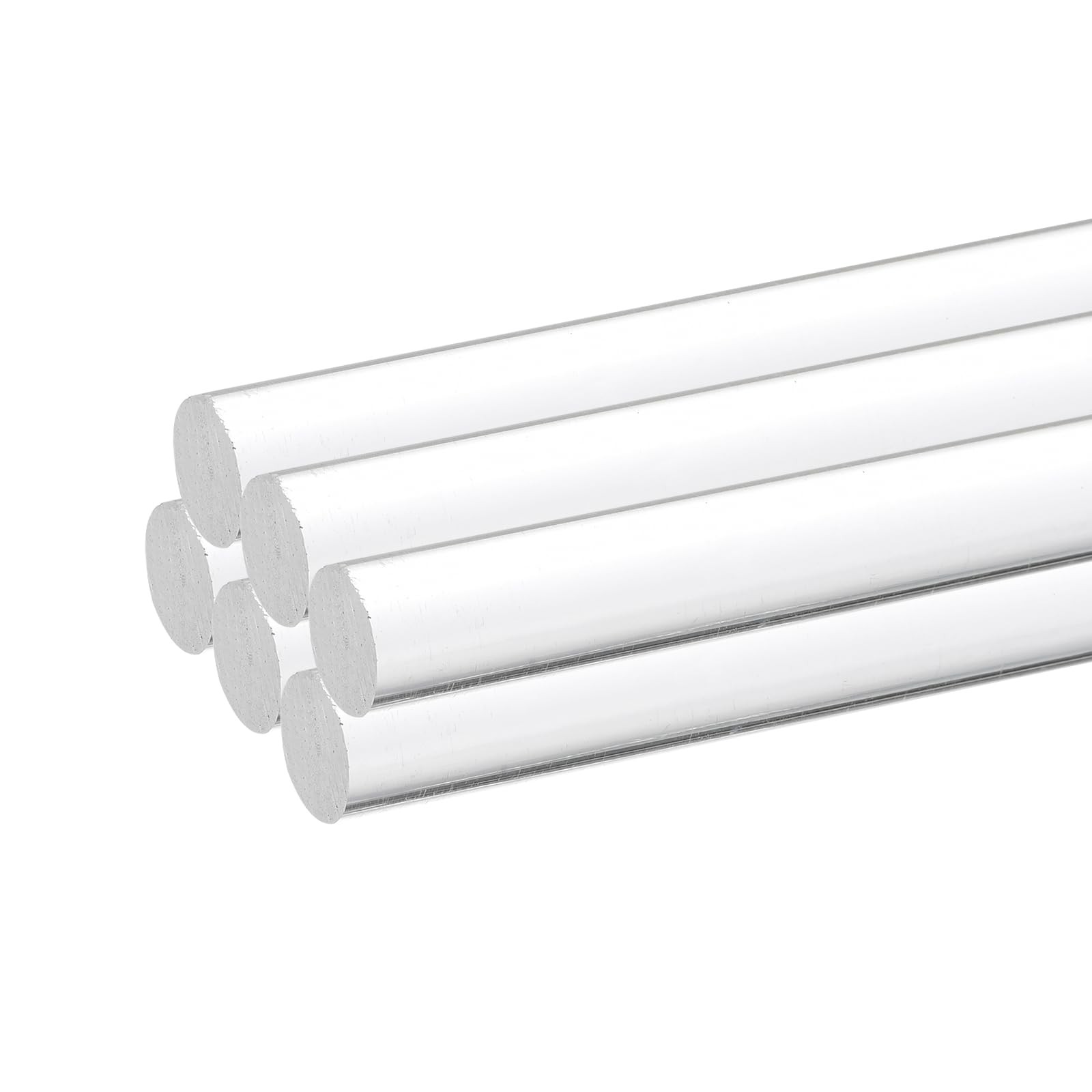 6 PCS Acrylic Round Rods 5/16×12 Inch Clear Dowel Sticks Strip 8x300mm