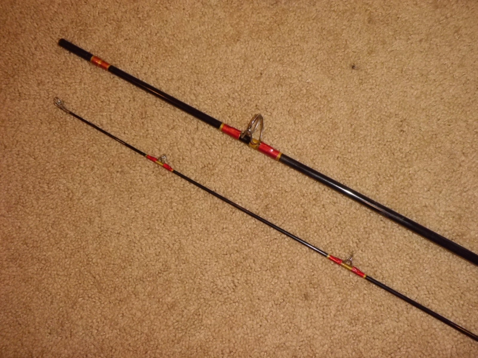Vintage HARNELL 541 Spinning 7′ Rod made in USA- 6-15 lb test