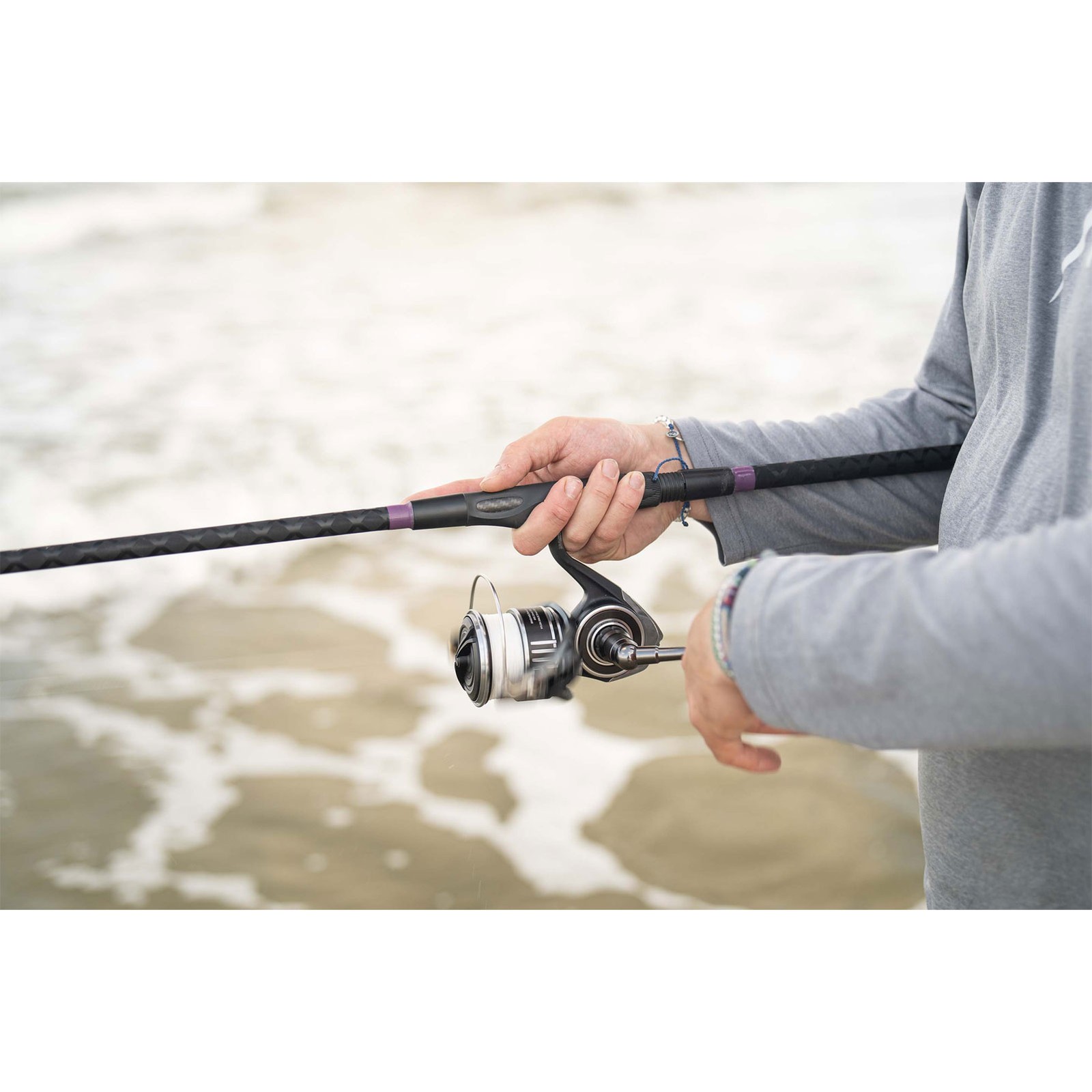TFO Purple Haze 11ft0in H 2pc Spinning Rod (PHS-1106-2)