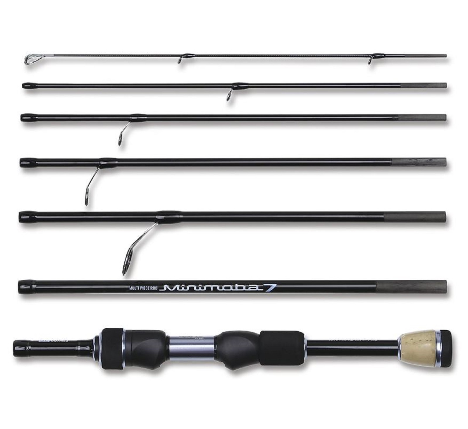 Prox Rod Spinning MM7S607MLS 1.82m Minimoba 7 Piece Rod (7196)