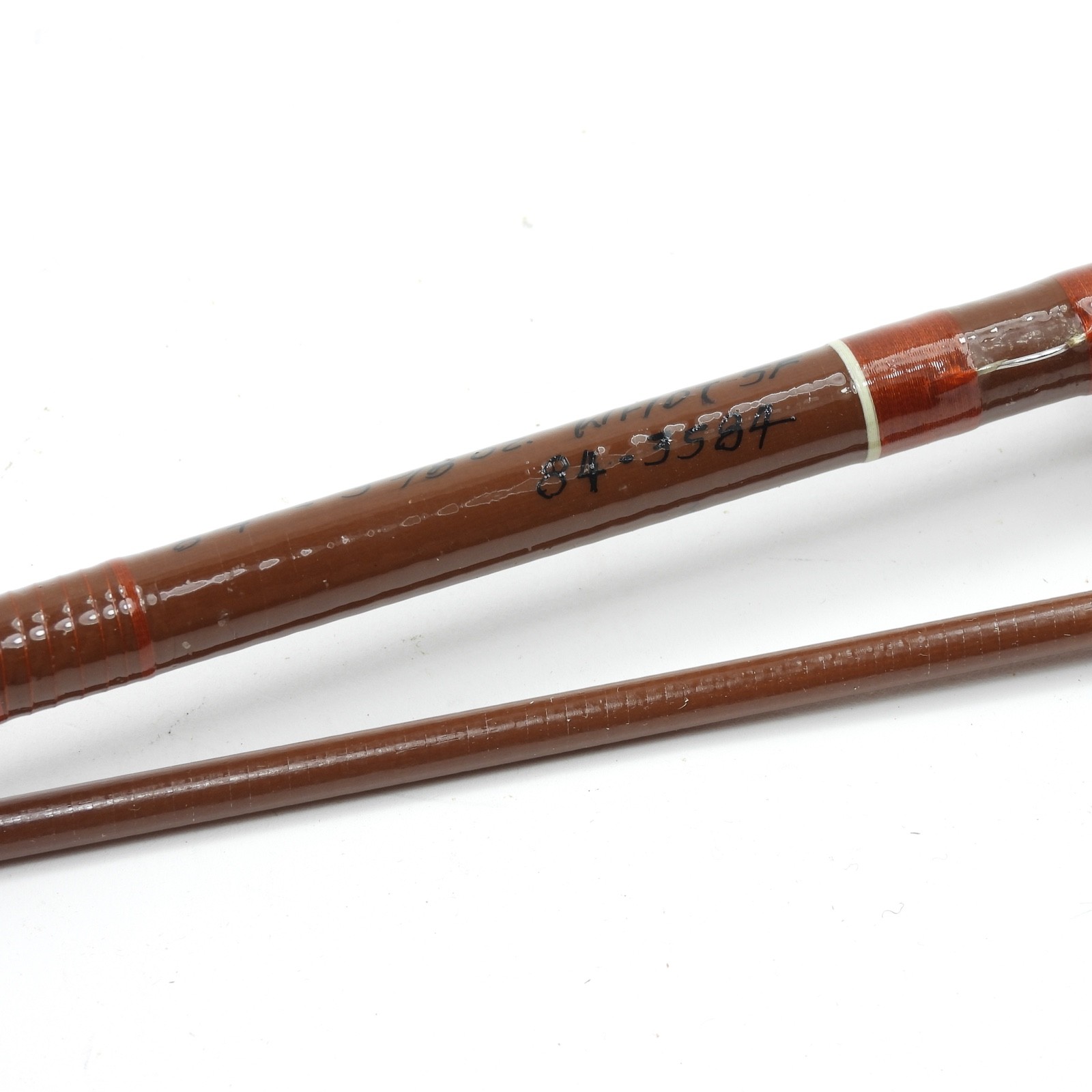 Scott Powr-Ply Fiberglass Fly Rod. Model F-84. 8’ 4″. 5wt. W/ Tube & Sock.