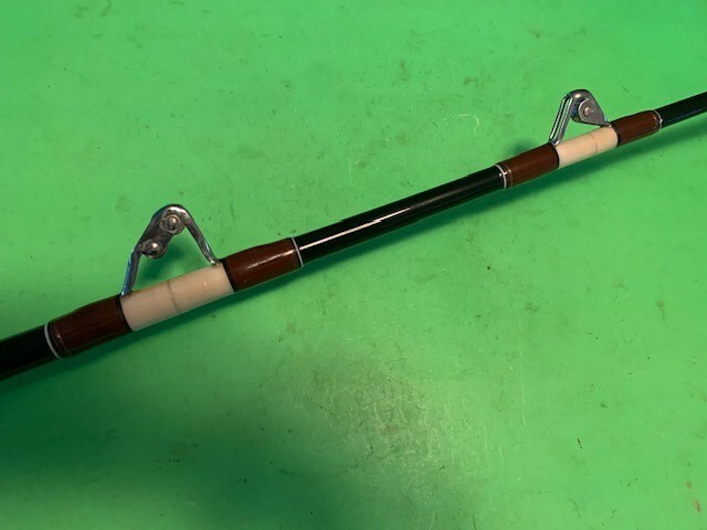 CUSTOM BUILT 6 FOOT 3 INCH 50 TO 100 POUND CLASS FISHING ROD AFTCO PERFECTION