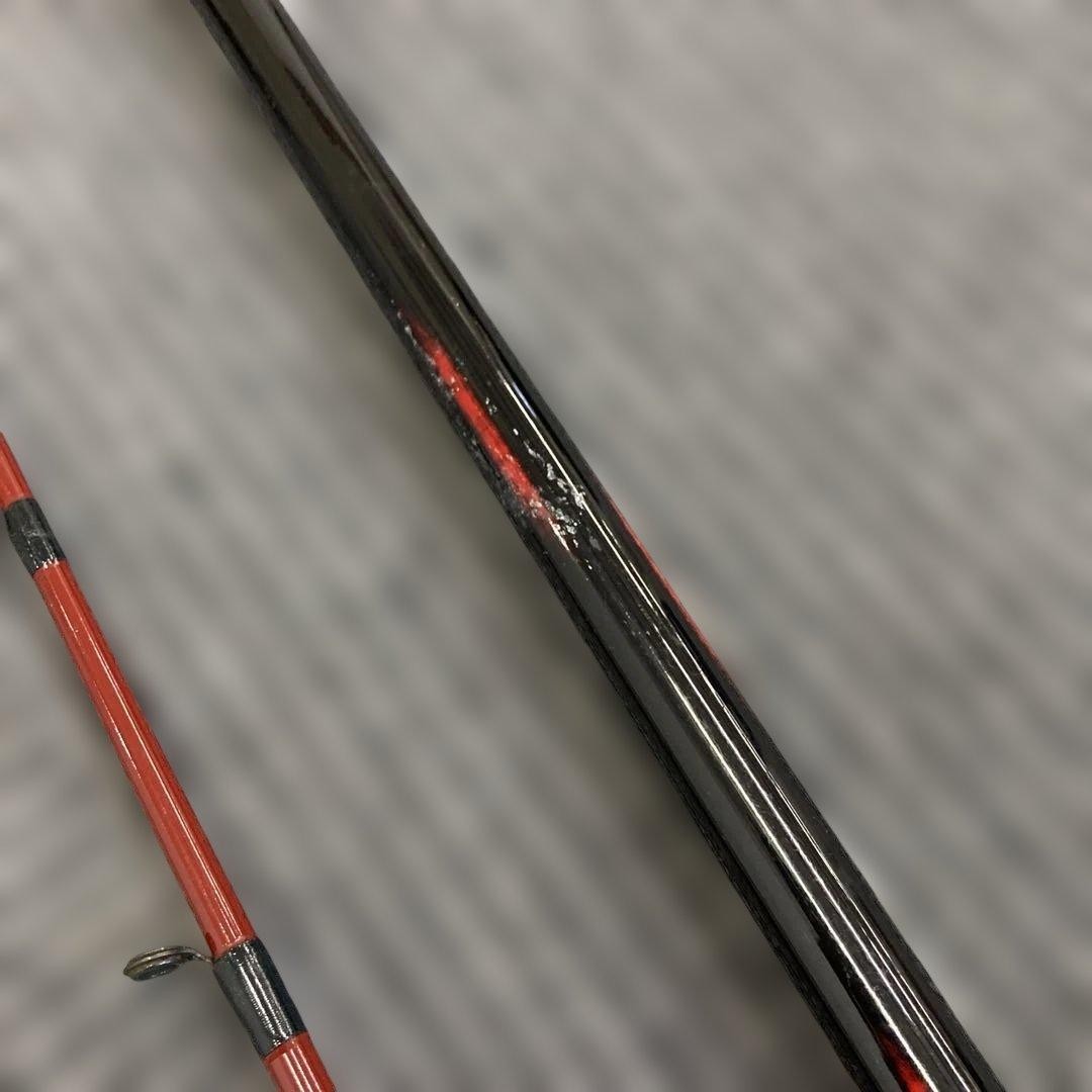 RYOBI Special Mugenkai Shakuri Medium Hard 210 Fishing Rod Black & Red
