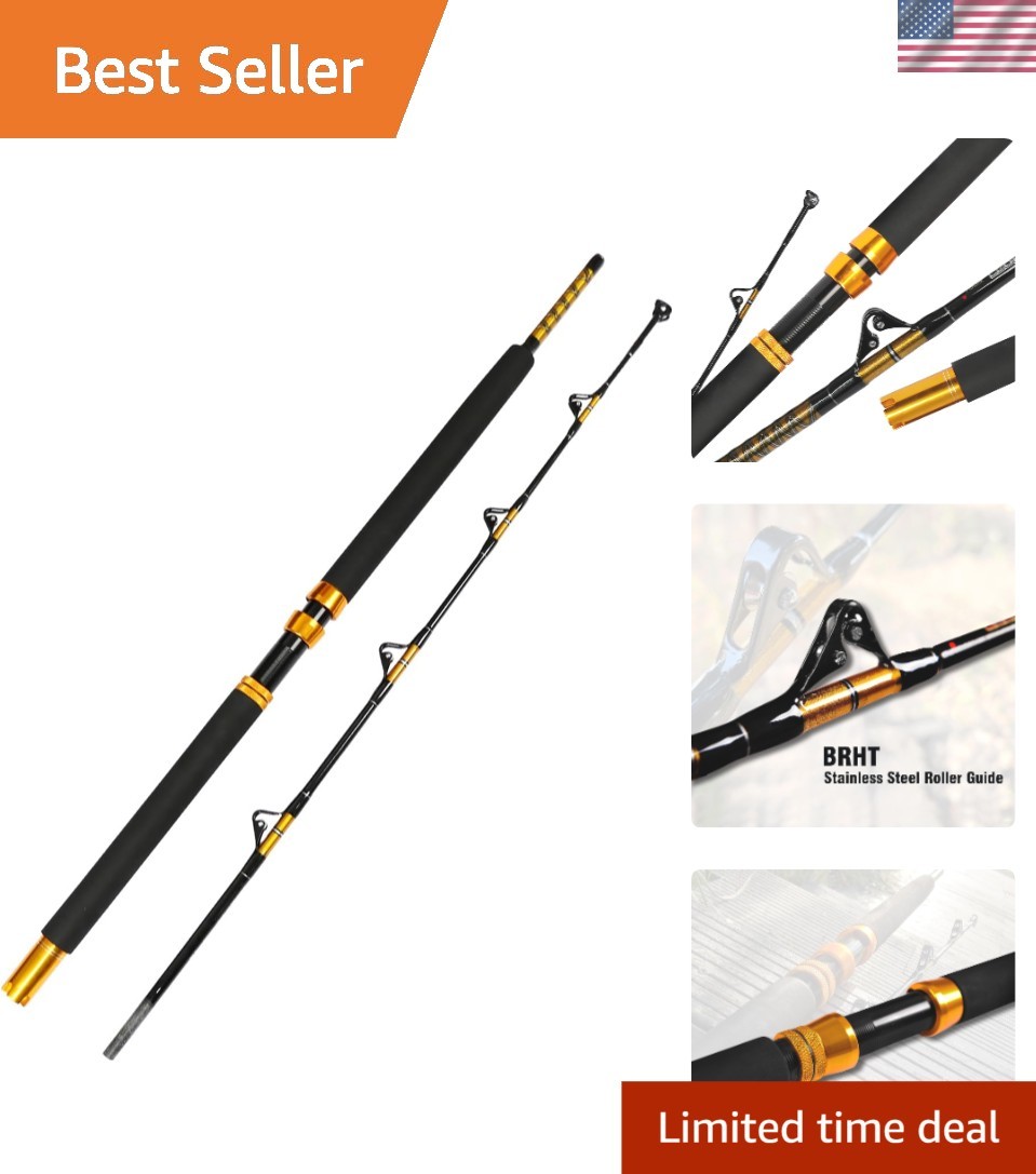 Stainless Steel Roller Big Game Fishing Rod – Durable and Reliable Performance