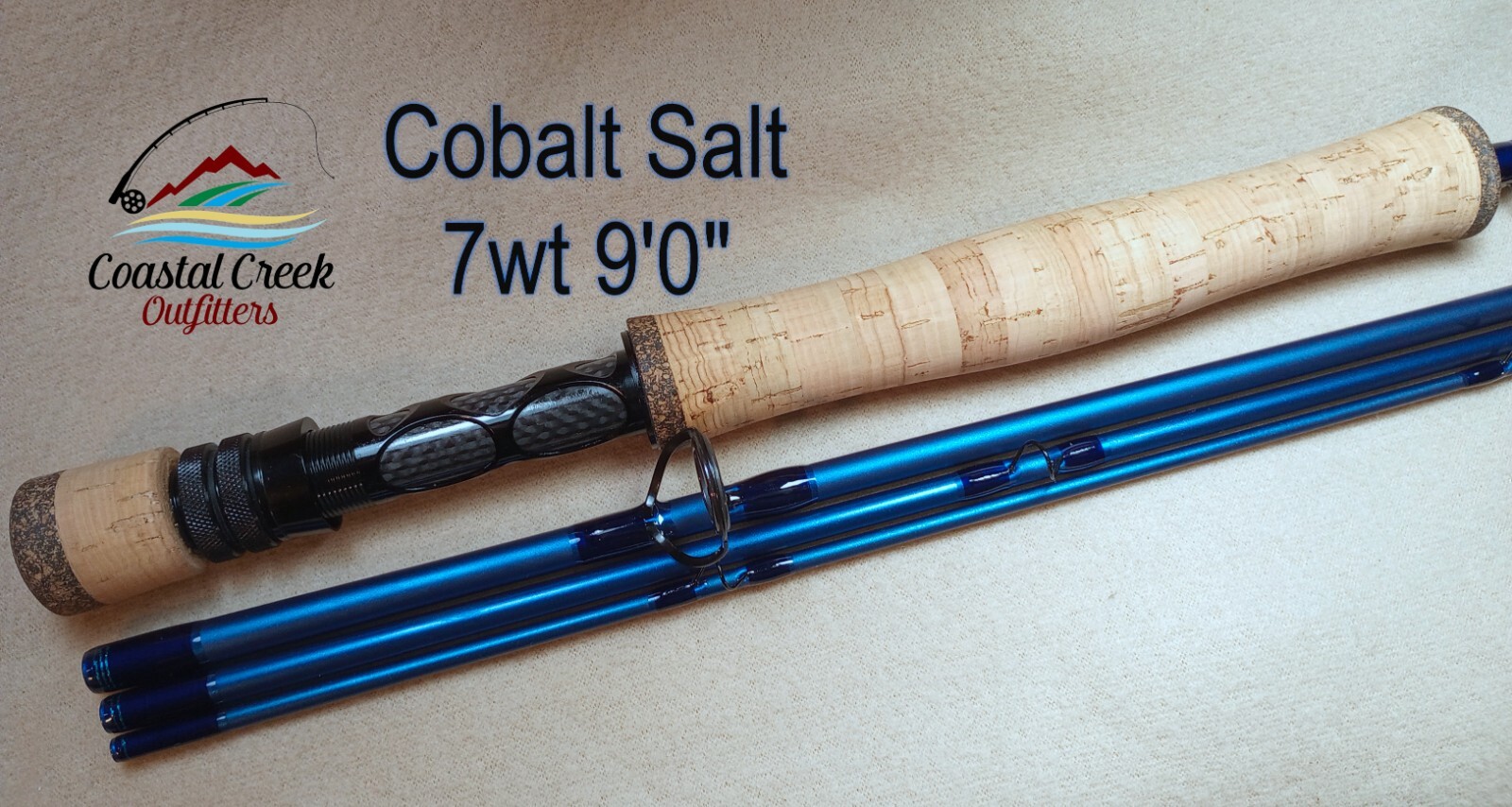 Coastal Creek Outfitters Cobalt Salt 7wt Custom Fly Rod built just for you