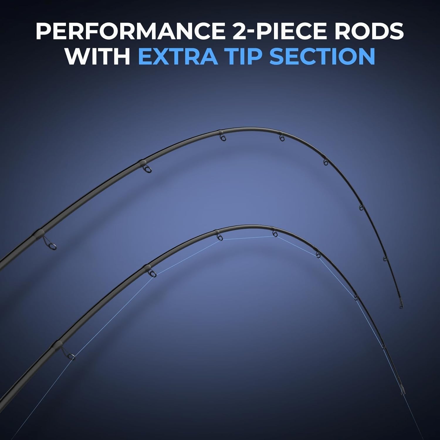 Verus Technique Twin-Tip Bass Fishing Rod – IM7 Graphite Blanks with Nano Res…
