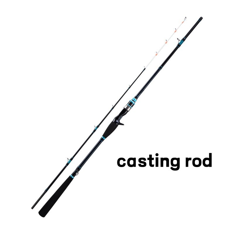 Boat Fishing Rod Carbon Fiber 5’5″/6′ Spinning Casting Rod Fast Pole Trout Sea