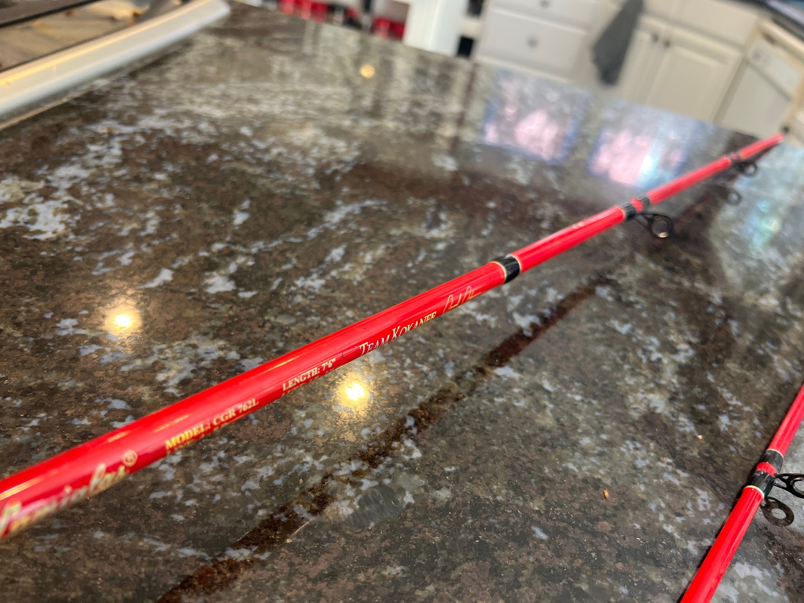 Lamiglas CGR 762 L Team Kokanee 7’6″ Rod Jared Johnson BROKEN TIP 4-8lb
