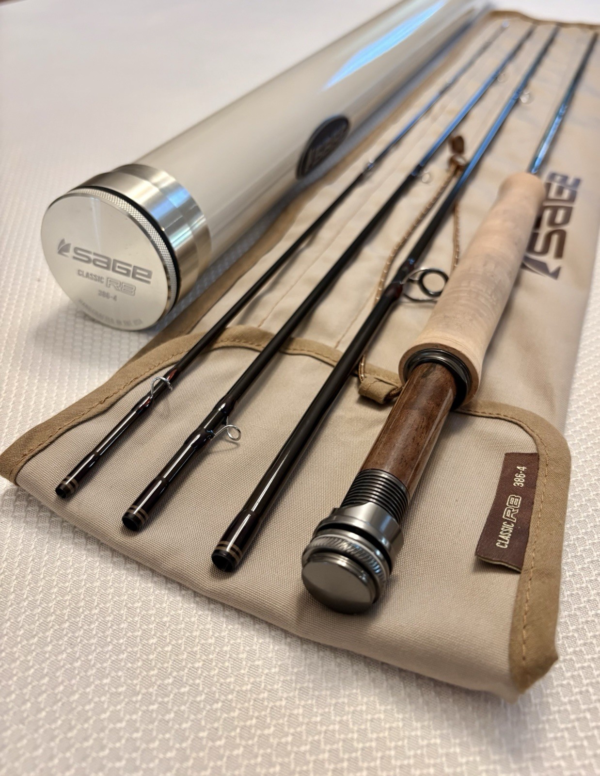 Sage R8 Classic 386-4 8ft 6in 3 wt Fly Rod