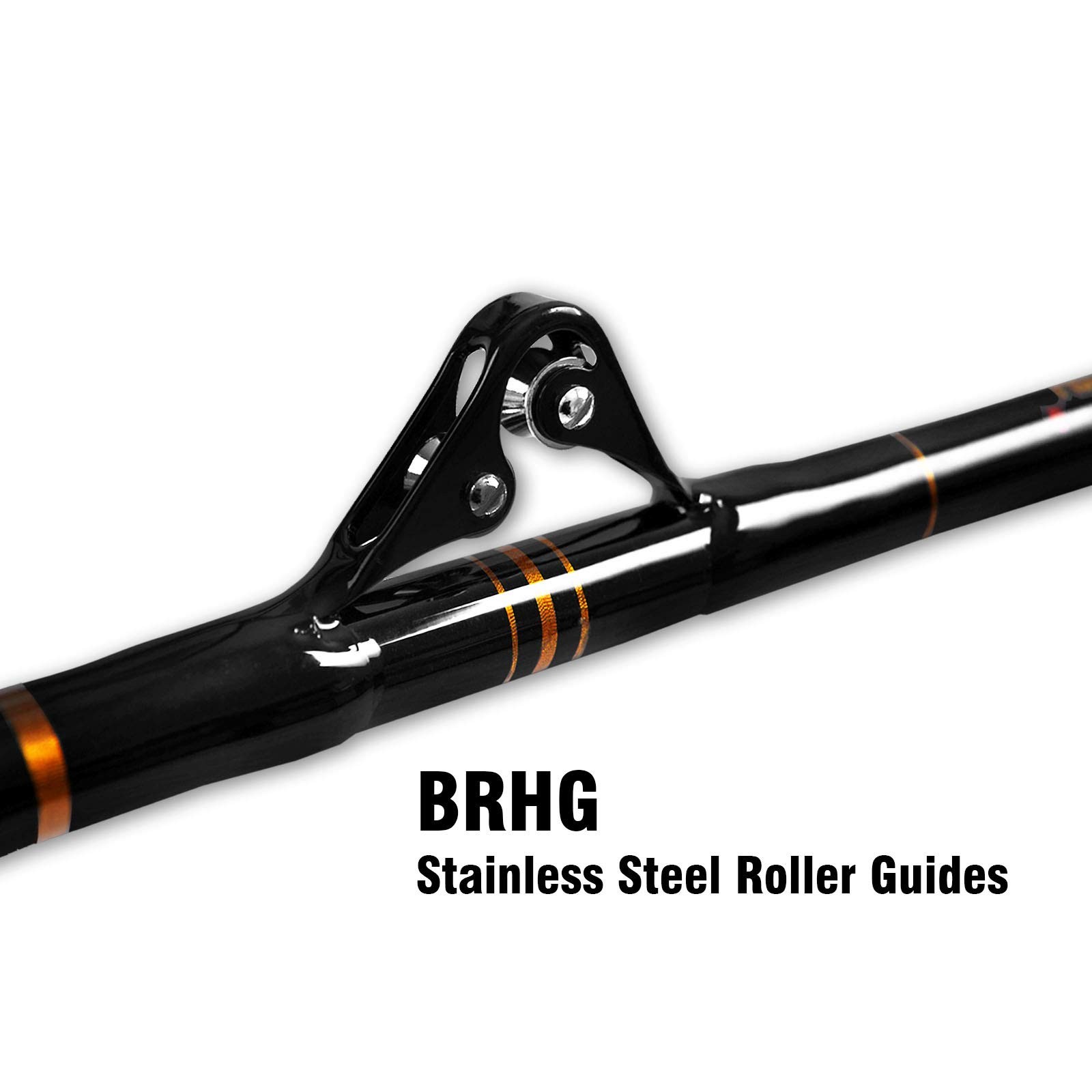 Bent Butt Fishing Rod 2-Piece Saltwater Offshore Trolling Rod Big Game Roller