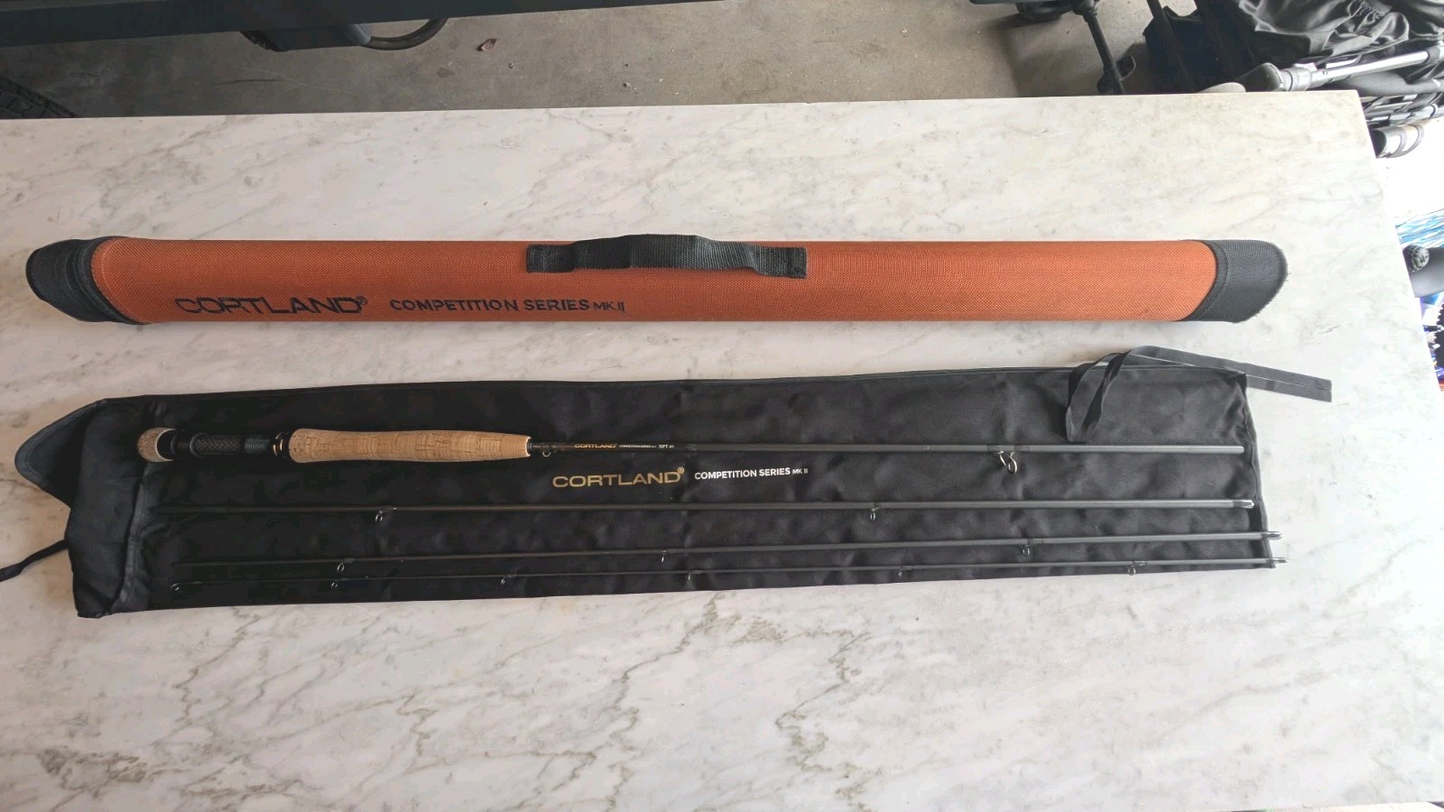 Cortland MKII Competition Nymph 11′ 3wt Tube+Sock Great Condition