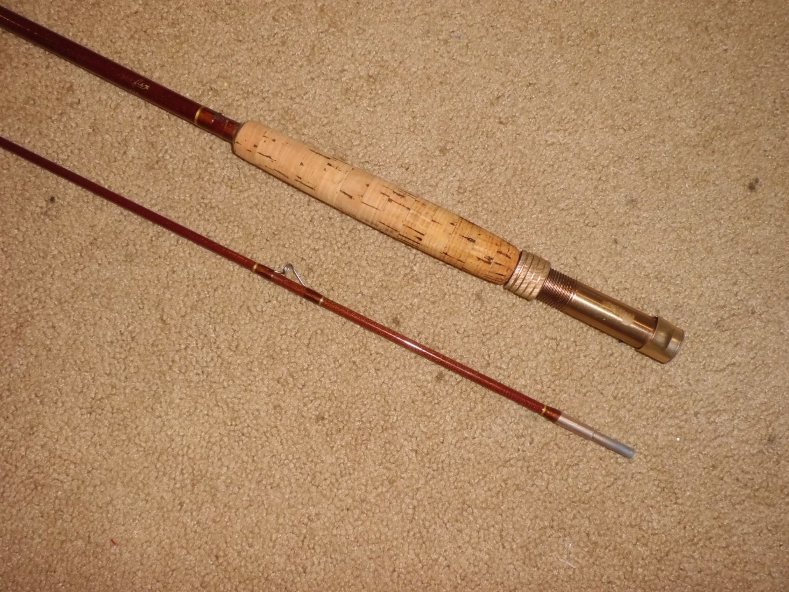 Vintage SILAFLEX F75 Fly 7’9″Rod made in USA w/ Free Flow Guides-#6 wt