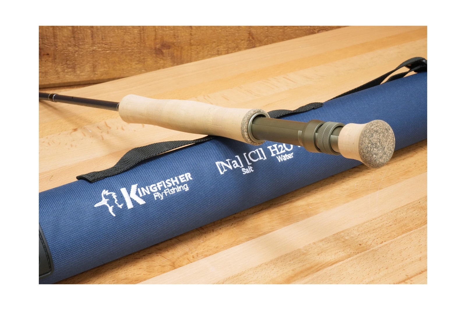 Kingfisher Fly Fishing NACL (Salt) Fast Action Fly Rod – Comes with a Spare T…