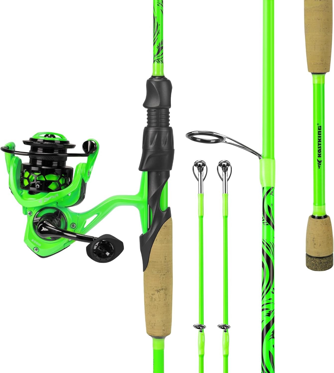 Zephyr Dual-tip Fishing Rod & Reel Combo Dual Tips Section Different Powers IM6