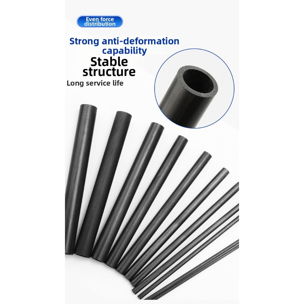 Fishing Rod Modification Carbon Fiber Tube Ferrule Sleeve Hollow Design