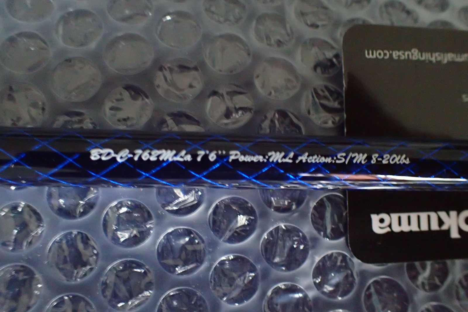 Okuma 7’6 Blue Diamond Trolling CASTING Fishing A Rod 8-20lb “ML”S/M” Brand New