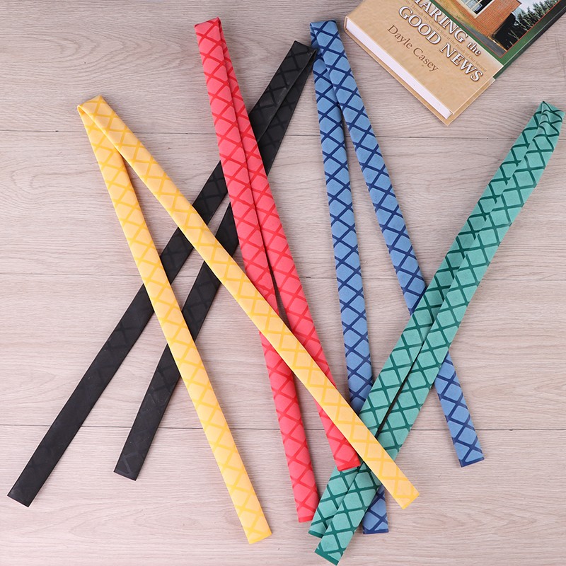 1m Non-slip Heat Shrink Tubing Fishing Waterproof Wrap Fishing Rod Racket Sleeve