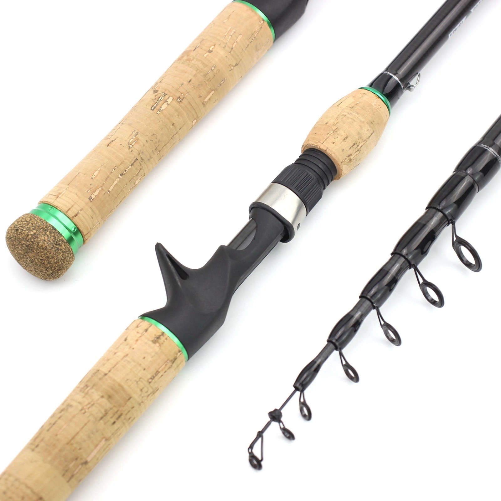 Ultralight Fishing Rod Spinning Casting Pole Long Distance 24T High Carbon Fiber