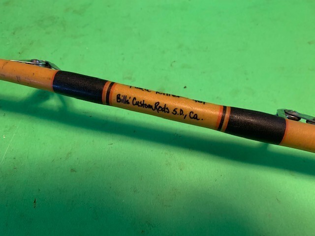CUSTOM BUILT CALSTAR T6455XXH 5 FOOT 2 INCH 50 TO 120 POUND RATED FISHING ROD
