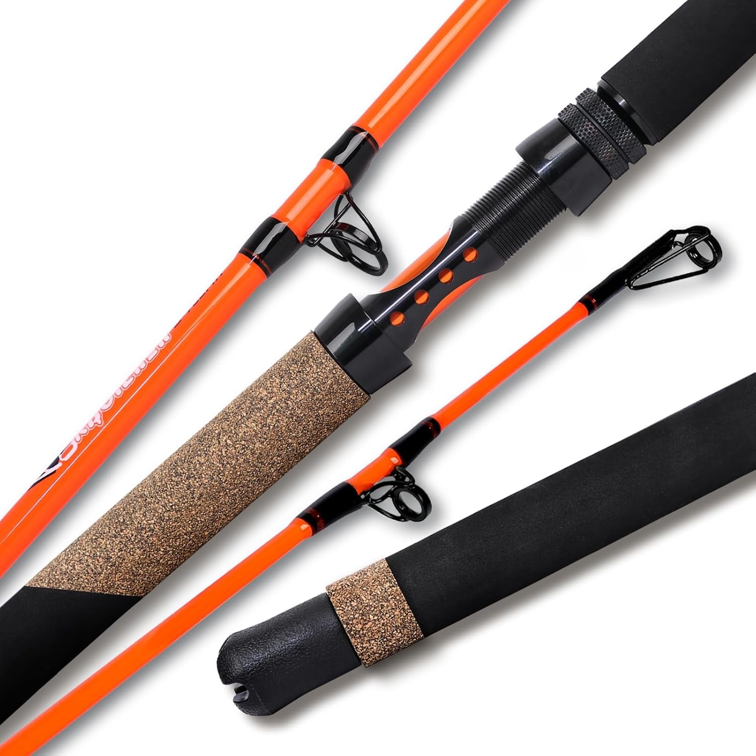 Catfish Fishing Rods 2 Piece Catfishing Pole Medium Heavy Catfish