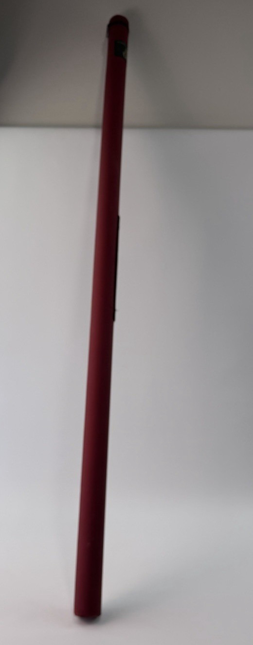 Vtg Orvis Superfine 8′ 6″ 5wt 2pc (Tube Only) Storage Travel Red 54″ Long Y309