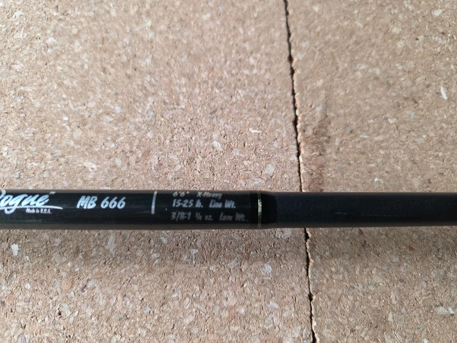 Rogue MB 666 Casting Rod X-heavy 6’6″