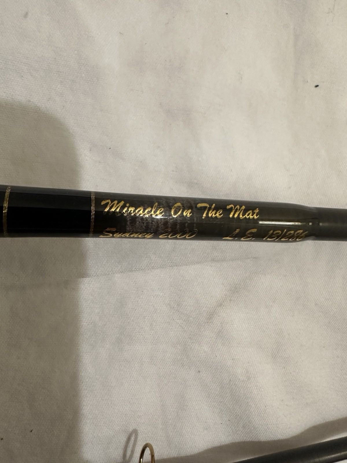 Rare G.Loomis F1085 GLX ” Miracle On The Mat” Rulon Gardner Sydney 2000 fly rod