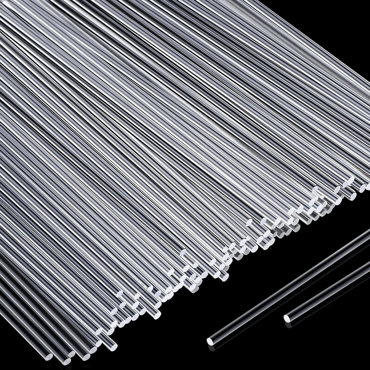 120 Pcs 8 Inch Clear Acrylic Rods 2 Mm Diameter Acrylic Dowel Rods round Plastic