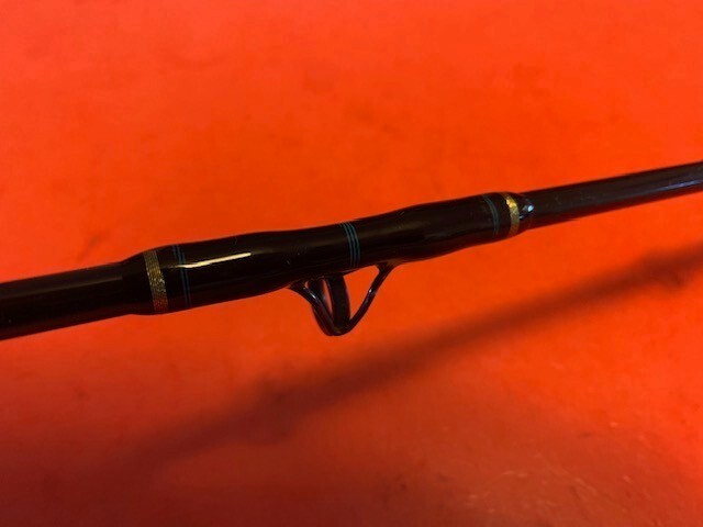 SEEKER BLACK STEEL GRAPHITE G 660H-6′ C 6 FOOT 30 TO 80 POUND RATED FISHING ROD