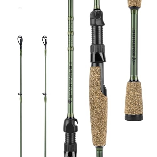 Spartacus II Fishing Rods – IM6 Graphite Blanks Casting & Spinning Rods – 2 Pack