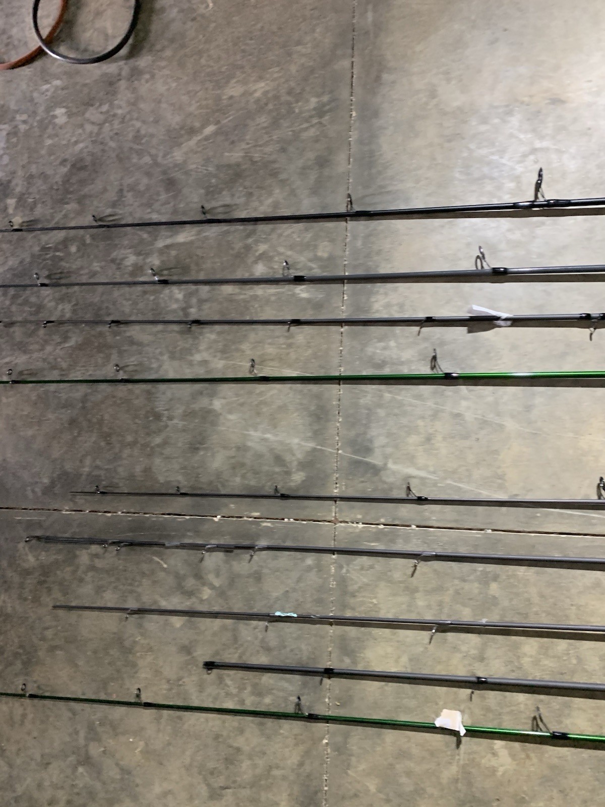 LOT OF 10 Assorted Brands FISHING RODS (BROKEN)