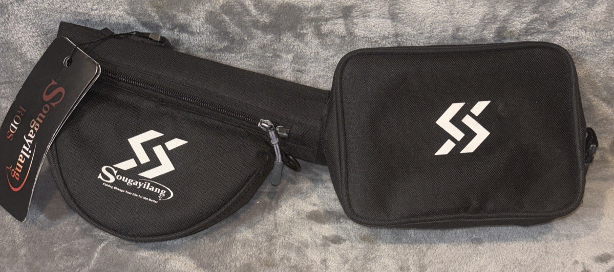 Sougayilang Rods- Rod & Reel Hard Case with Detachable Tackle Box Free Ship