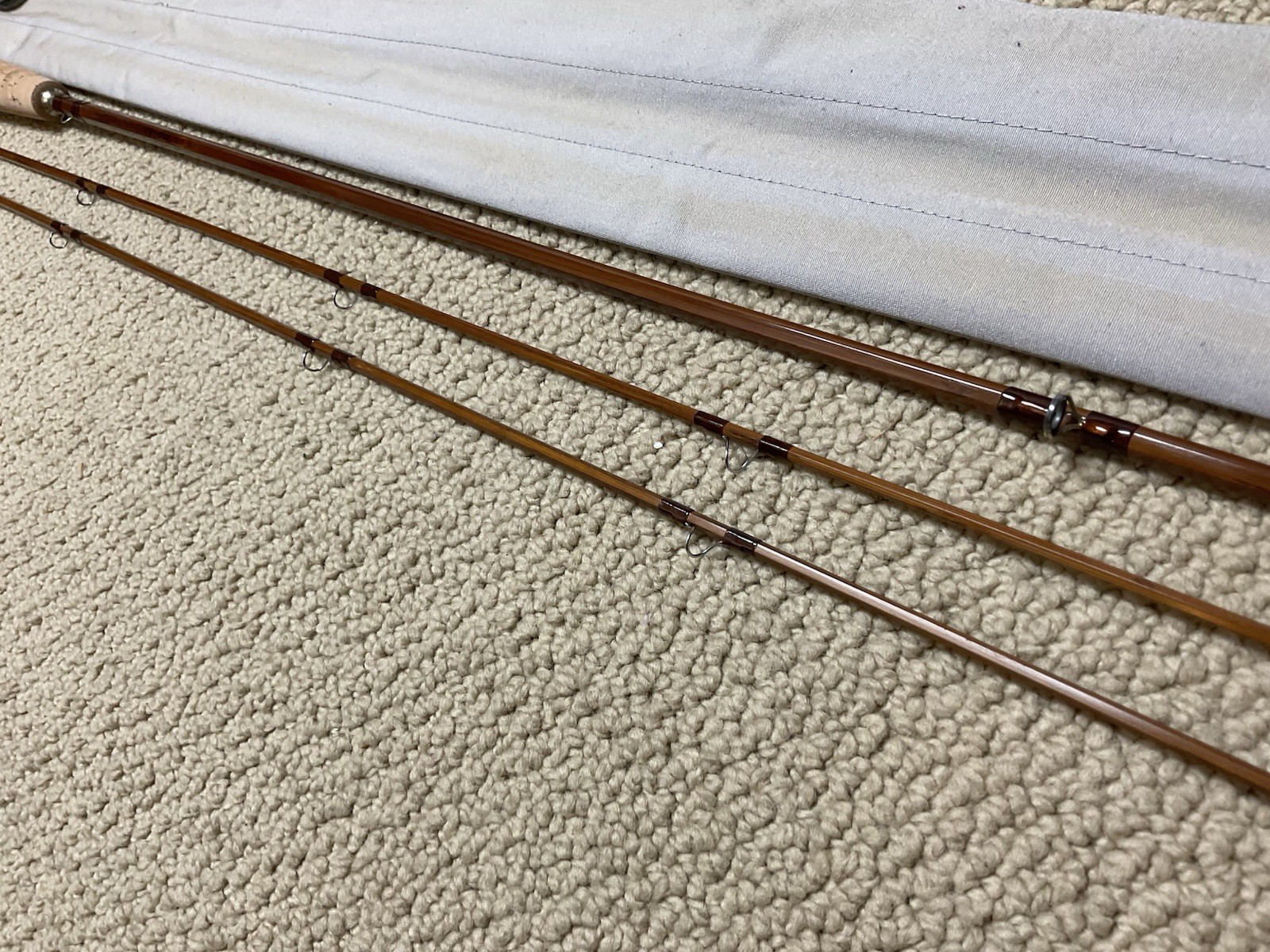 Stunning Vintage Orvis 8’ 4wt NYMPH BAMBOO Fly Rod Prev. Owned by Marty Keane