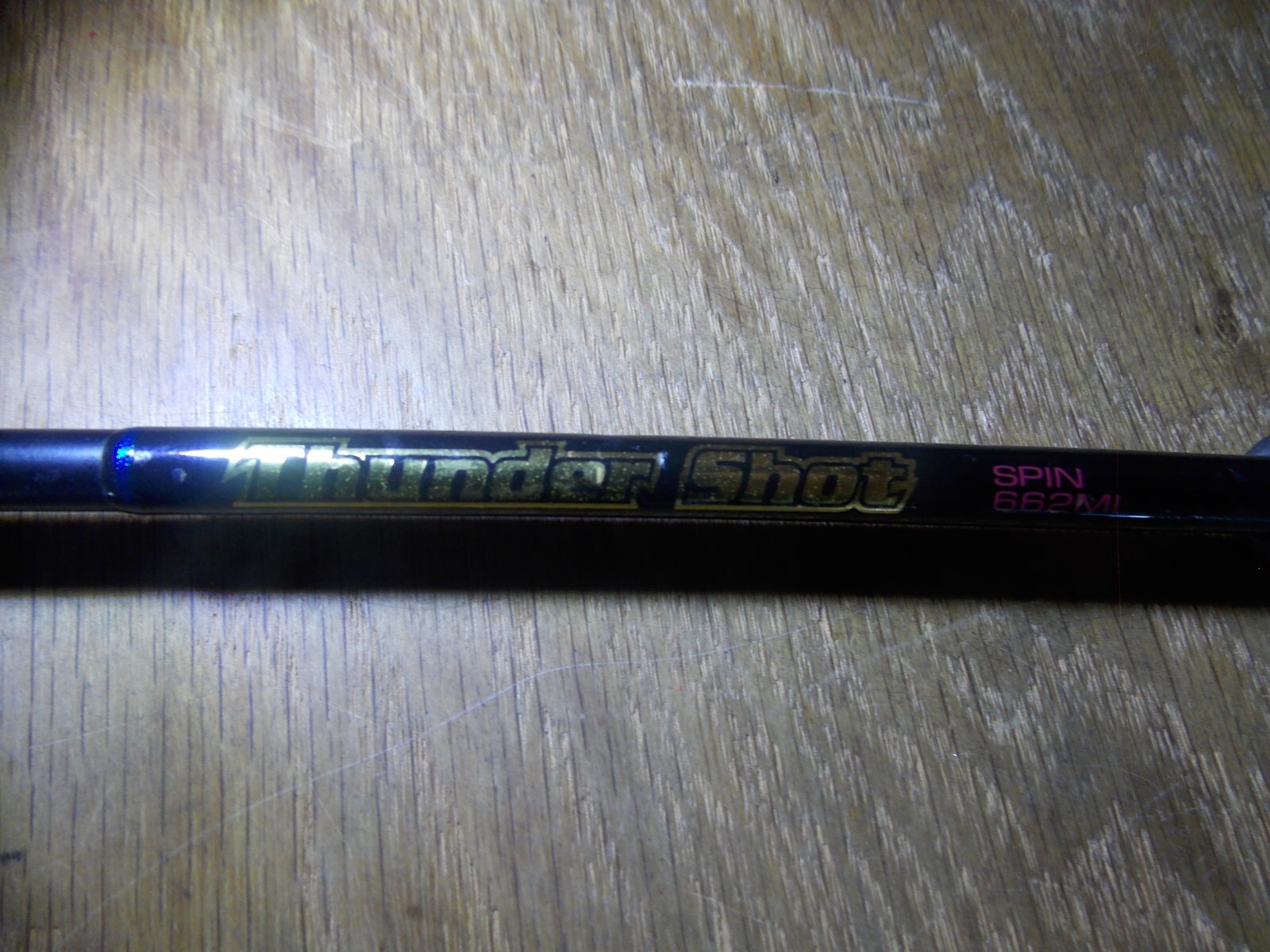 RARE “THUNDER SHOT” Spinning Rod 6’6″ (2Pc) 662ML Med Light 3/16-1/2oz 12/26