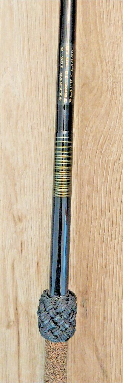 NEW CUSTOM WRAPPED -8 FT -SEEKER 196-8 CONVENTIONAL SALWATER ROD, CORK HANDLE
