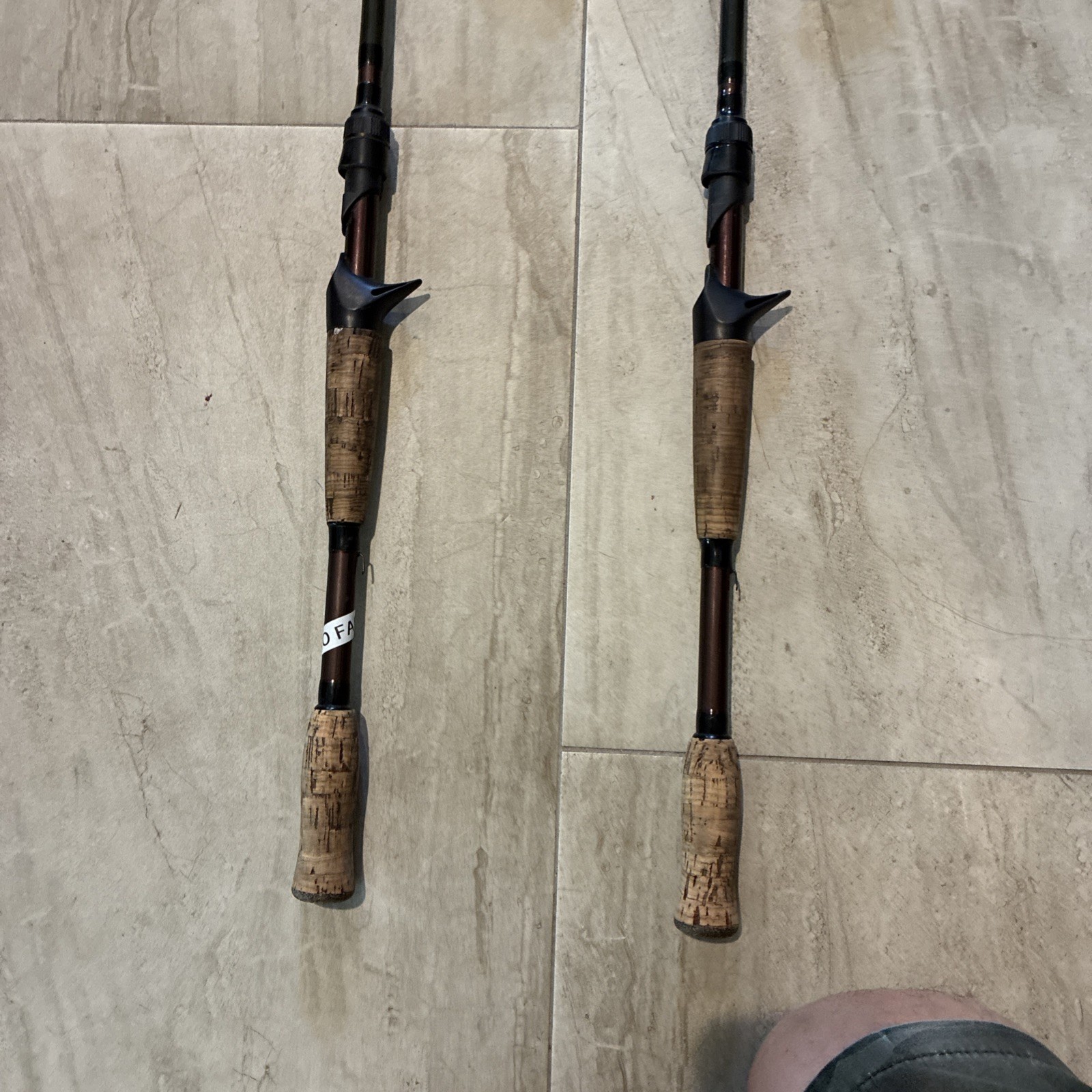 TFO Temple Fork Outfitters GTS Bass C 696-1, 6’-9” Casting Rods In EX Used Cond