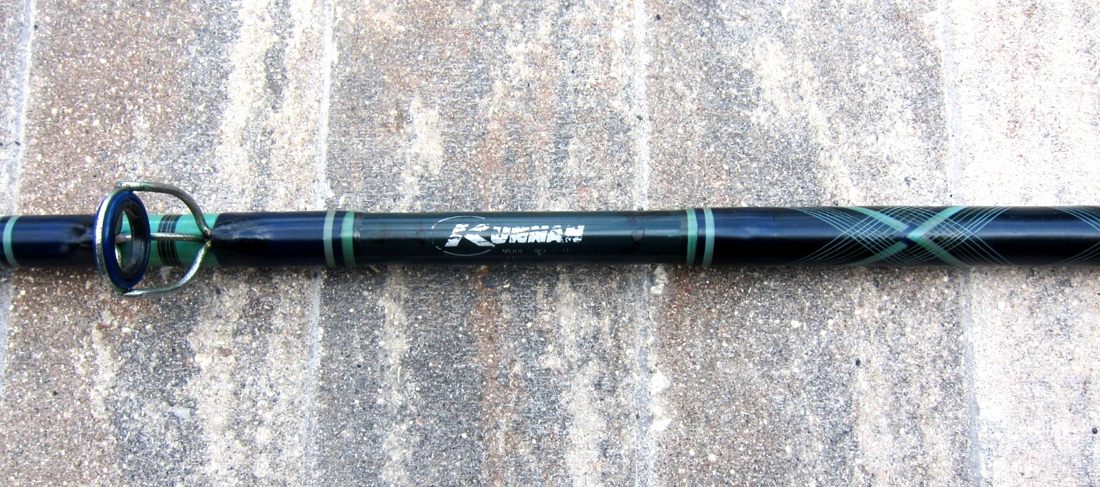 Vintage KUNNAN Supreme Big-Game Stand-Up Rod: 7′; 50-110lb – GREAT WORKING COND!