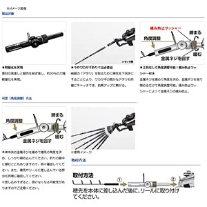 DAIWA Christia Smelt Variable Adapter (A) AIR Black