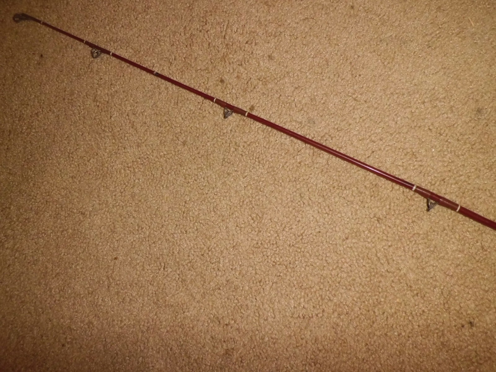 Vintage FENWICK Feralite 1265 Baitcasting 6’6″ Rod- USA- 8-20lb test #H39559