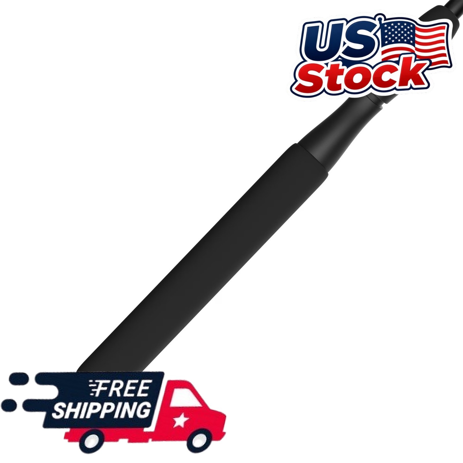 Zebco Hotcast 4’6″ Fiberglass Spinning Fishing Rod 2-Piece Medium-Light