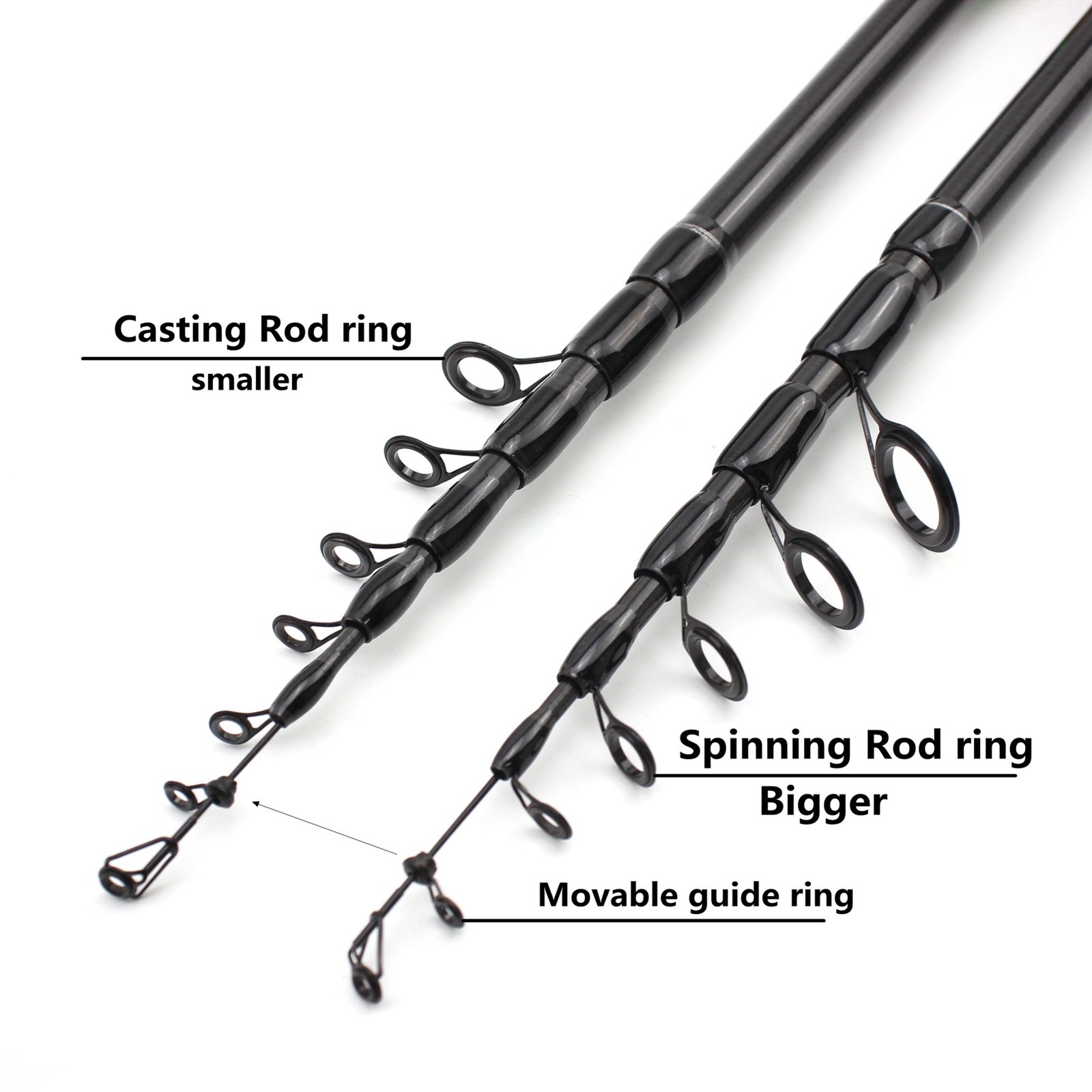 Ultralight Fishing Rod Spinning Casting Pole Long Distance 24T High Carbon Fiber