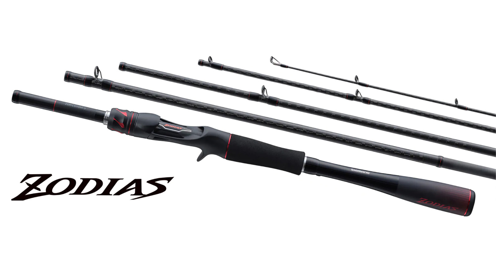 Shimano 21 ZODIAS Pack C610M-5 Baitcasting Rod for Bass Free Shipping From JAPAN