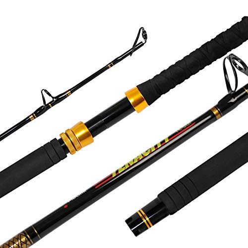 Fishing Trolling Rod/2 Piece Saltwater Offshore Rod Big 6′ 30-50lbs 1 Piece