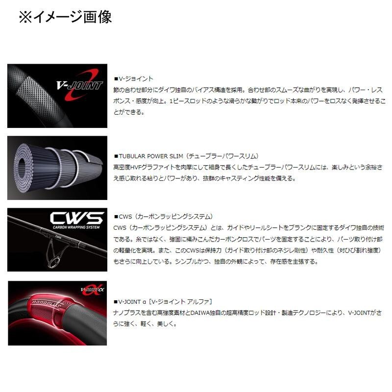 Daiwa Bass Rod Daiwa Heartland AGS 852ML+FS-SV AGS22 (Spinning, 2 piece)