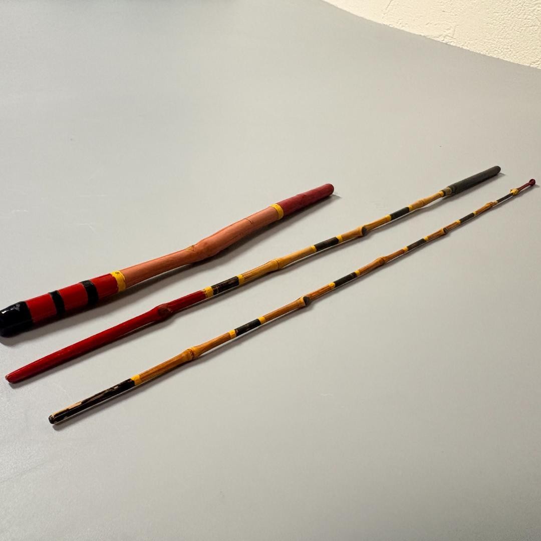 Bamboo Tanago Rod Set, 3 pcs, 50cm, Japanese Wada, Accessory Rod – Used